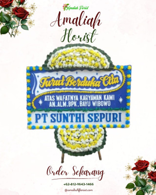 Papan Bunga Duka di Kantin
