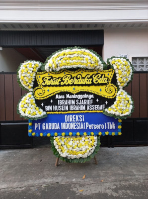 Papan Bunga Duka di Kantin