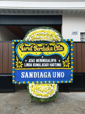 Papan Bunga Duka di Kantin